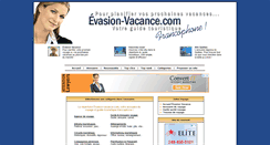 Desktop Screenshot of evasion-vacance.com
